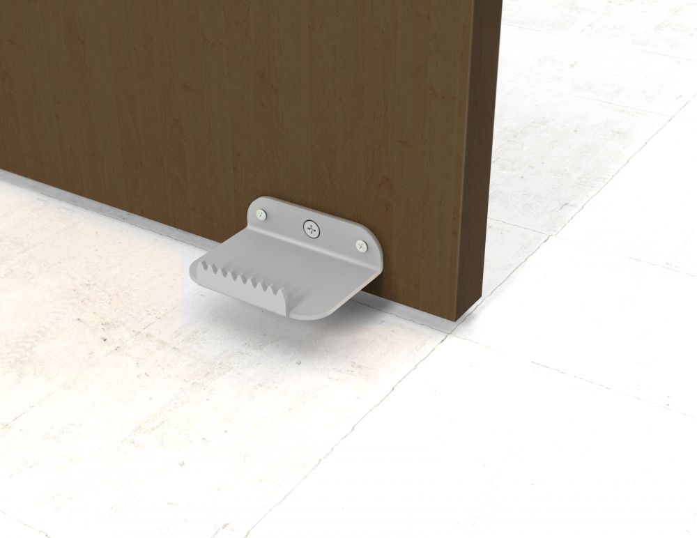 2 Pack Sliver Foot Operated Door Opener Tool for Bathroom suner 2Pack NO Touch Hands Free Door Opener