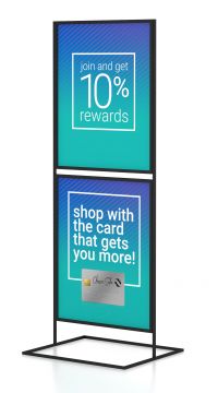 Economy Poster Stand Display, 22W x 28H Poster