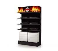 Endcap 3 Sided Fabric Lightbox Example