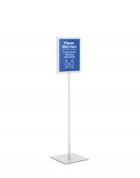 Testrite Visual Perfex Pedestal Signframes